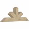 Ekena Millwork Saratoga Rough Sawn Timber Gable Bracket, Douglas Fir, 60"W x 22"H x 6"D x 6"F, 9/12 Pitch GBW060X22X0606SAR00RDF - alternate 3